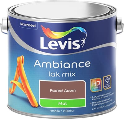 Levis - Ambiance Lak Mat Mix - Faded Acorn - Mengverf - 2,5 L