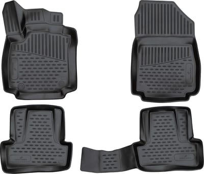 Walser Rubberen Voetmatten XTR geschikt voor Renault Clio IV (BH)/Clio IV Grandtour (KH) 11/2012- 08/2021