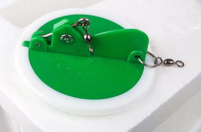 Trolling Duikschijf - Visdiepte Schijf - Diepte Vissen - Verstelbare Duikhoek - 107mm - Groen