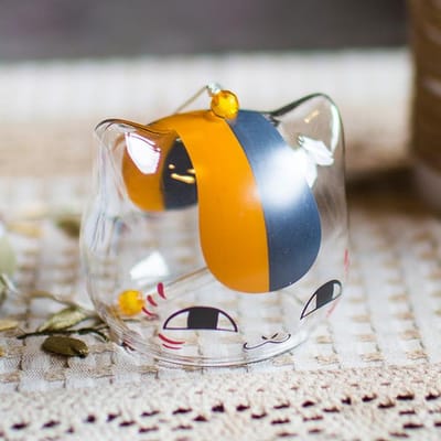 Japans Anime Kat Windgong Creatieve Glazen Kat Windbellen Hangen Natsume Yuujinchou Schattige Klok Huisdecoratie Huisornament