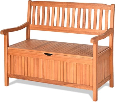 Tuinbank met Opbergruimte voor 2 Personen van Massief Hout - Ideaal voor Tuin en Terras