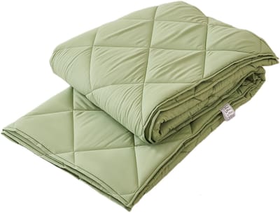 Hoesloos Dekbed - 200x200cm – Wasbaar, Ademend en Zacht – Sage