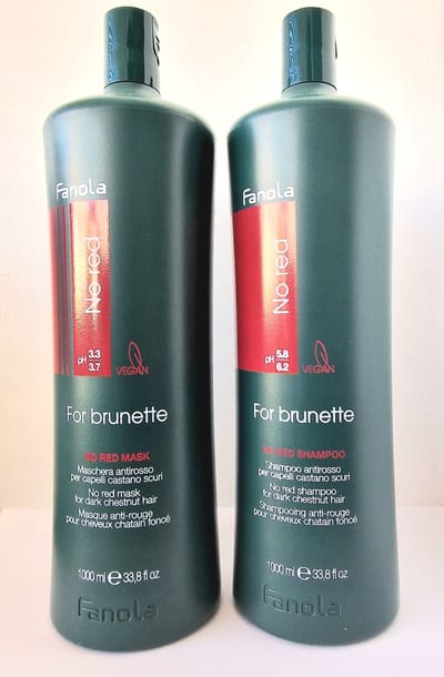 Fanola No Red Twin Pack Shampoo 1000ml + Mask 1000ml