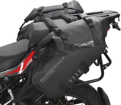 Waterdichte Motorfiets Zadeltassen - 28L Anti-Vibratie Fietstassen voor Avontuurlijke Fietsen