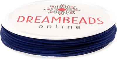 Satijnkoord (1 mm) Royal Blue (15 Meter)