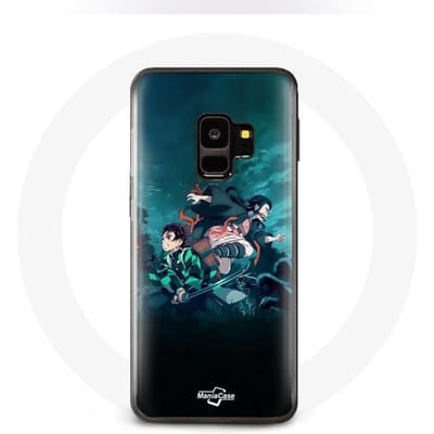 Samsung Galaxy S9 hoesje Demon Slayer Manga Tanjiro en Nezuko