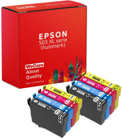 8-pack | Geschikt voor Epson 503XL inktcartridges - WF2960DWF - 2965DWF - XP5200 - 5205
