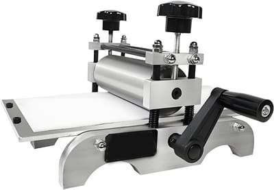Plaatrol - Etspers Drukmachine - Houtsnede Gravure - Tafelmodel Ontwerp - 35x17 CM