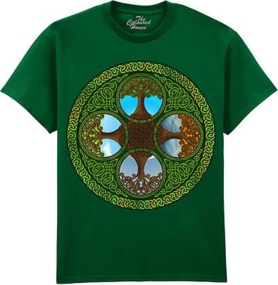 Levensboom Seasons Tree Of Life The Coloured House T-shirt M