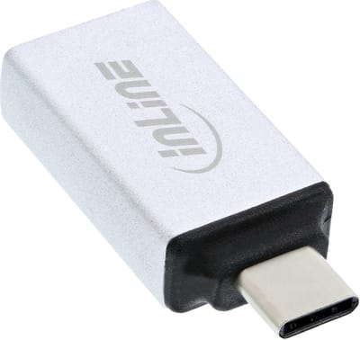 USB-C naar USB-A adapter - USB3.1 Gen 2 - tot 3A / aluminium