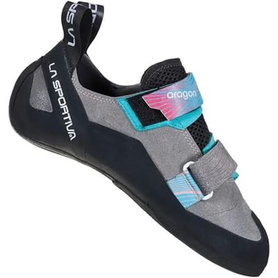 La Sportiva Aragon Klimschoenen Indoor Dames (Maat - 37,5, Kleur - Clay / Hibiscus)