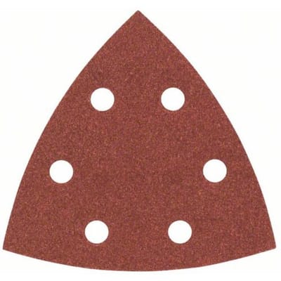 Bosch Accessories 25-teiliges Schleifblatt-Set für Deltaschleifer, Körnung 180 2607017109 Schuurblad Met klittenband, Geperforeerd Korrelgrootte (num)