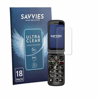 Savvies - Screenprotector voor Guwet G739 - Folie Beschermfolie transparant 18 Stuks