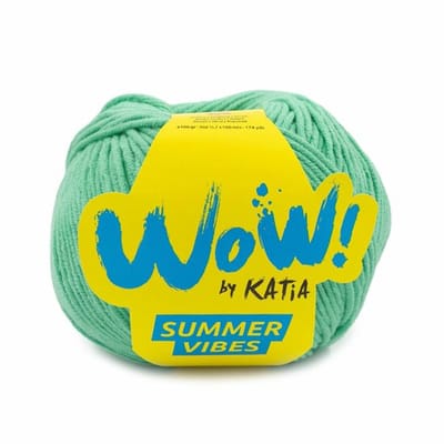Katia WOW Summer Vibes - 95 mintgroen - Katoen/Acryl Garen