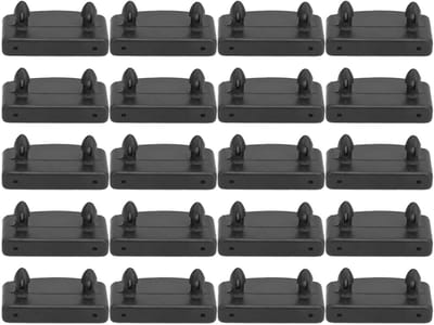 Allecto - Bedlat Houder - 20 Stuks - Stevige plastic connector - Geschikt voor bedframes - Ondersteuning voor lattenbodems - Eenvoudige montage - O..