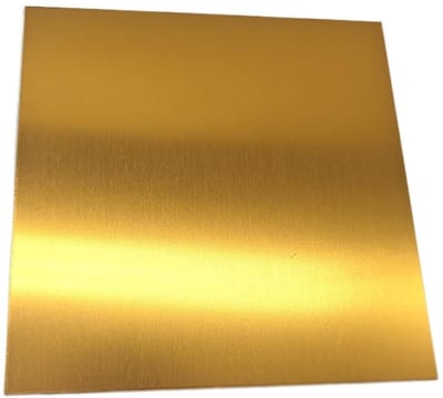 Aluminium Platen - Metaal Plaat - Doe-het-zelf Projecten - Corrosiebestendig Geanodiseerd - Diverse Afmetingen - Goud