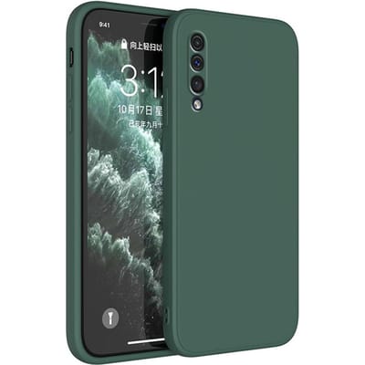 Funda Vierkante Telefoonhoesje voor Samsung Galaxy A30S A50 A50S Vloeibare Siliconen Fundas Camera Beschermend Achterkanthoesje Samsung A30S