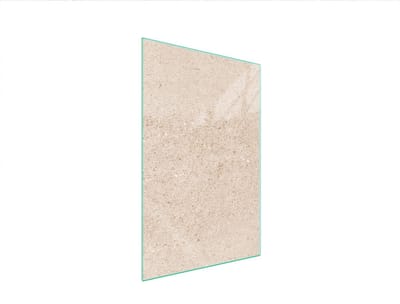 TMK ArtDeko Serie - Snijplank - 35x52 cm - Beige - Glas