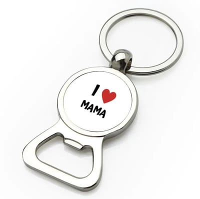 Akyol - i love mama flesopener - Moeder - de liefste mama - moeder cadeautjes - moederdag - verjaardag - geschenk - kado - 9 bij 3 cm