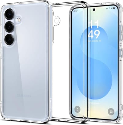 Spigen Geschikt voor Samsung Galaxy S25 Plus - Ultra Hybrid - Back Cover hoesje - Crystal Clear