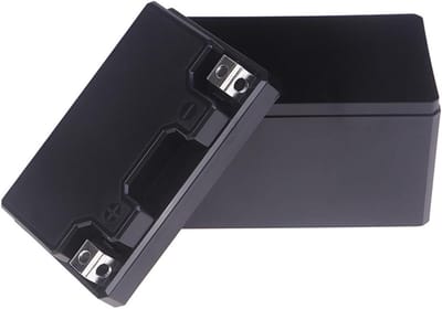 Batterij Shell - Batterijhouder Cover - Motorfiets Energie Opslag - Speciaal Ontworpen Structuur - 11.3X6.4X8.5cm - Zwart