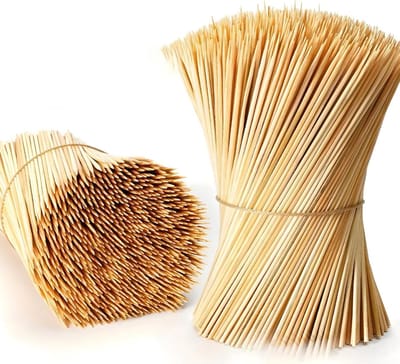 Bamboe Stokjes - Houten Prikkers - Geur Verspreiden - Duurzaam Materiaal - 500 Stuks 20 cm - Natuurlijk