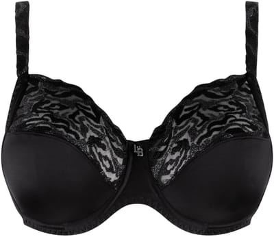 Louisa Bracq - Electric Waves Full Cup BH Zwart - maat 90G - Zwart
