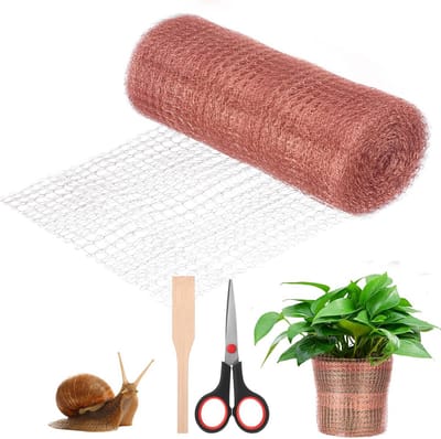 Kopergaas Rol - Metaalgaas Bescherming - Tuin Beveiligen - Roestbestendig Materiaal - 127mm x 6m - Koper
