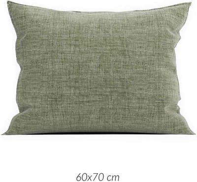 Zohome Lino Kussensloop - Groen - 60x70cm - Groen
