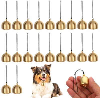 20 stuks - metalen belletje - Legeringsbel - decoratief klokje - knutselbel - goud - Gouden Metalen Belletje met Zwarte Draagkoord - Mini Klokje voor Decoratie en Knutselwerk - 2,8 cm kleine hangbel van legering - Hangend Gouden Belletje met Touwtje