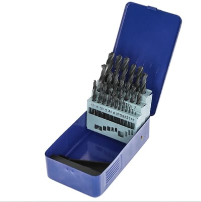 SilverTec® - Boorset HSS-R staal Ø 1-13 mm - Snel - Zelfcentrerend