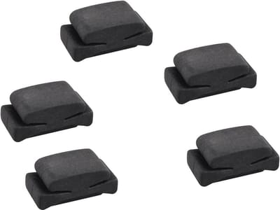 Rubber Plectrumhouder voor Gitaar, Bas en Ukulele - Set van 5 Stuks - Zwart, Ideaal voor Muzikanten