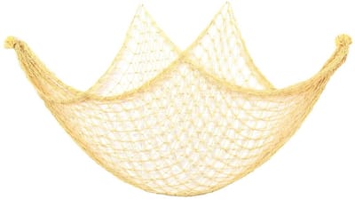 Dailygoods- Visnet Decoratief - Wanddecoratie - Maritieme Thema - Fotowand Achtergrond - Katoen - 150 x 200 cm