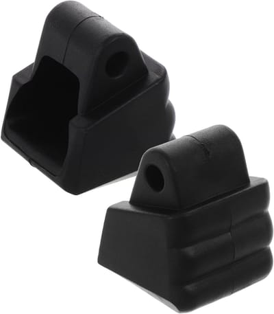 Skate Remblokken - Inline Stoppers - Veilig Remmen - Universele Pasvorm - 2 Stuks - Zwart