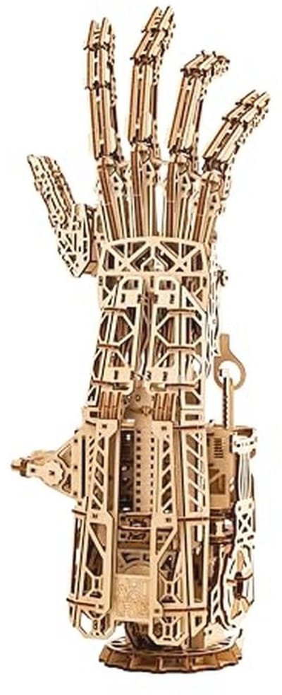 Cyber Robotic Hand 3D Houten Puzzels voor Volwassenen - Mechanische Model Kits en DIY Projecten