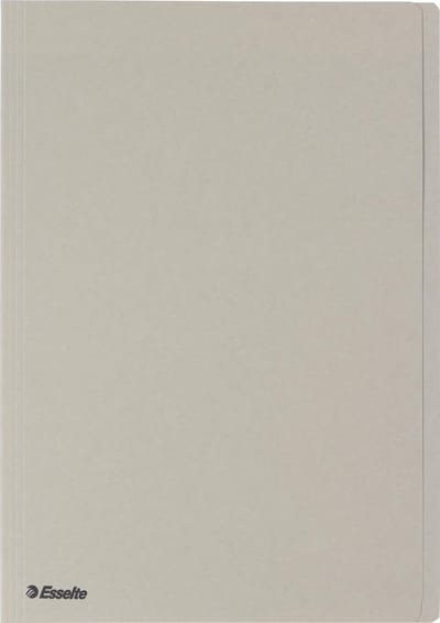Esselte dossiermap grijs, ft folio 3 stuks
