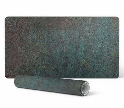 Antislip bureauonderlegger met mosstructuurprint 90x45 cm