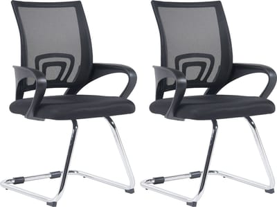 CLP Eureka Set van 2 Stoelen zwart