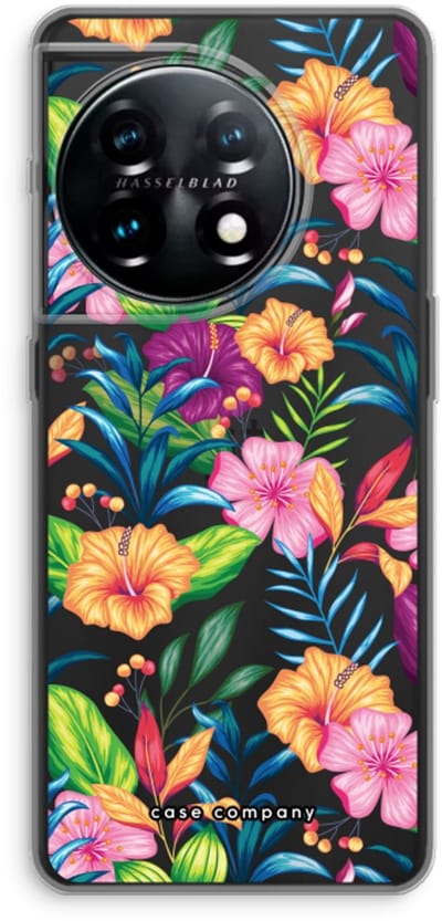 Case Company® - Hoesje geschikt voor OnePlus 11 hoesje - Tropisch 2 - Soft Cover Telefoonhoesje - Bescherming aan alle Kanten en Schermrand
