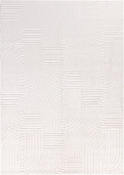 Flycarpets Cara Modern Japandi Architectura Vloerkleed - Creme - 120x170 cm