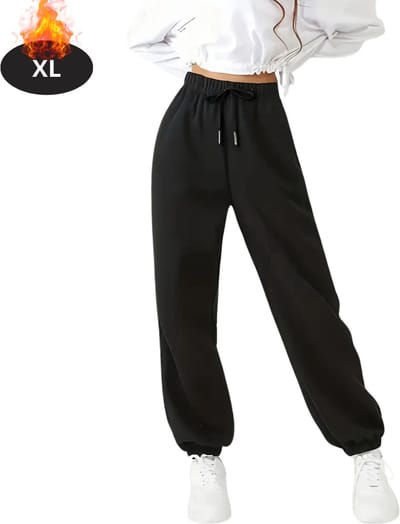 Livano Trainingsbroek Dames - Sportbroek - Trainingsbroek Lang - Trainingspak - Sportkleding - Zwart - XL