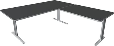 Hoekbureau Unic comfort antraciet 200x220cm