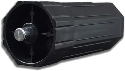 Rolluikcapsule met asstift - Rolhuls rolluik - Rolluik reparatie - Universeel inzetbaar - 150 mm lengte - Zwart