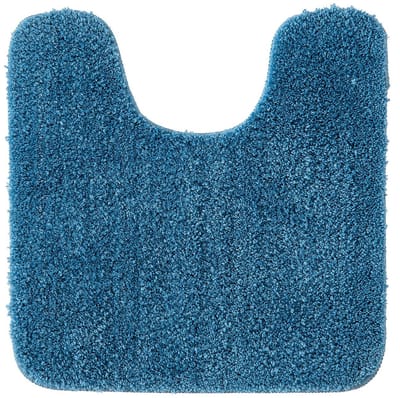 By shayne - Absorberend toilettapijt - Antislip badmat - Hoogwaardige hydroscopiciteit - Blauw - Super zacht en gezellig - Ideaal voor badkamer - 45x.