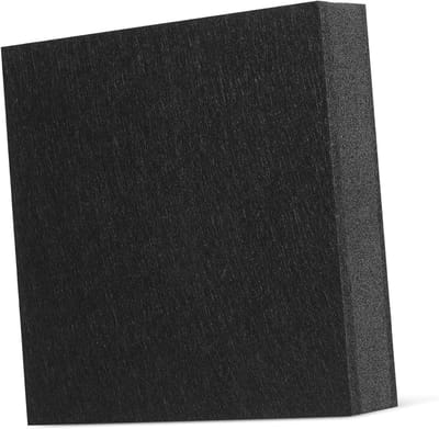 Geluidsisolatie Pad - Geluidsdempende Mat - Apparatuur Dempen - Effectieve Geluidsreductie - 20 x 20 x 4.8 cm - Zwart