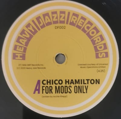 Chico Hamilton - For Mods Only/Big Noise From Winnetka (7" Single)