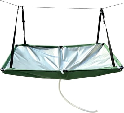 Regenwater Vanger - Wateropvang Set - Duurzaam Tuinieren - Eenvoudige Installatie - 100 x 50 cm - Grijs