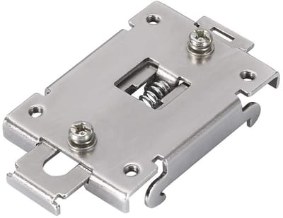 Solid State Relay Bevestigingsclip voor Din Rail - RVS 35mm met 2 Montagebouten voor Efficiënte Installatie