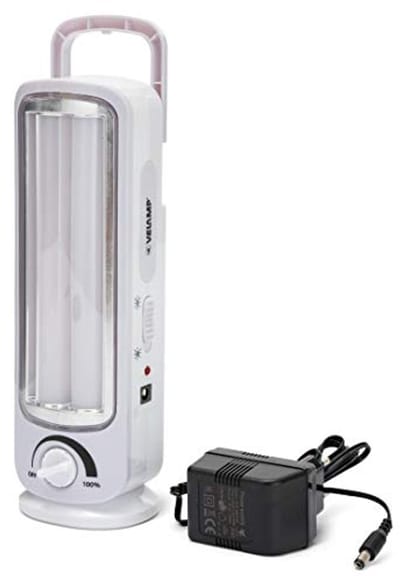Oplaadbare anti-black-out lantaarn met 2 buizen en dimfunctie - 300 lm, 23 cm
