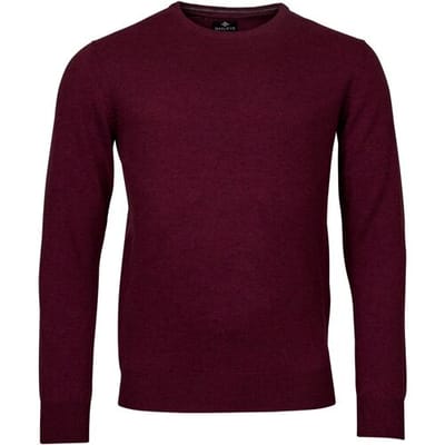 Baileys Trui Crew Neck Lambswool Aubergine / male